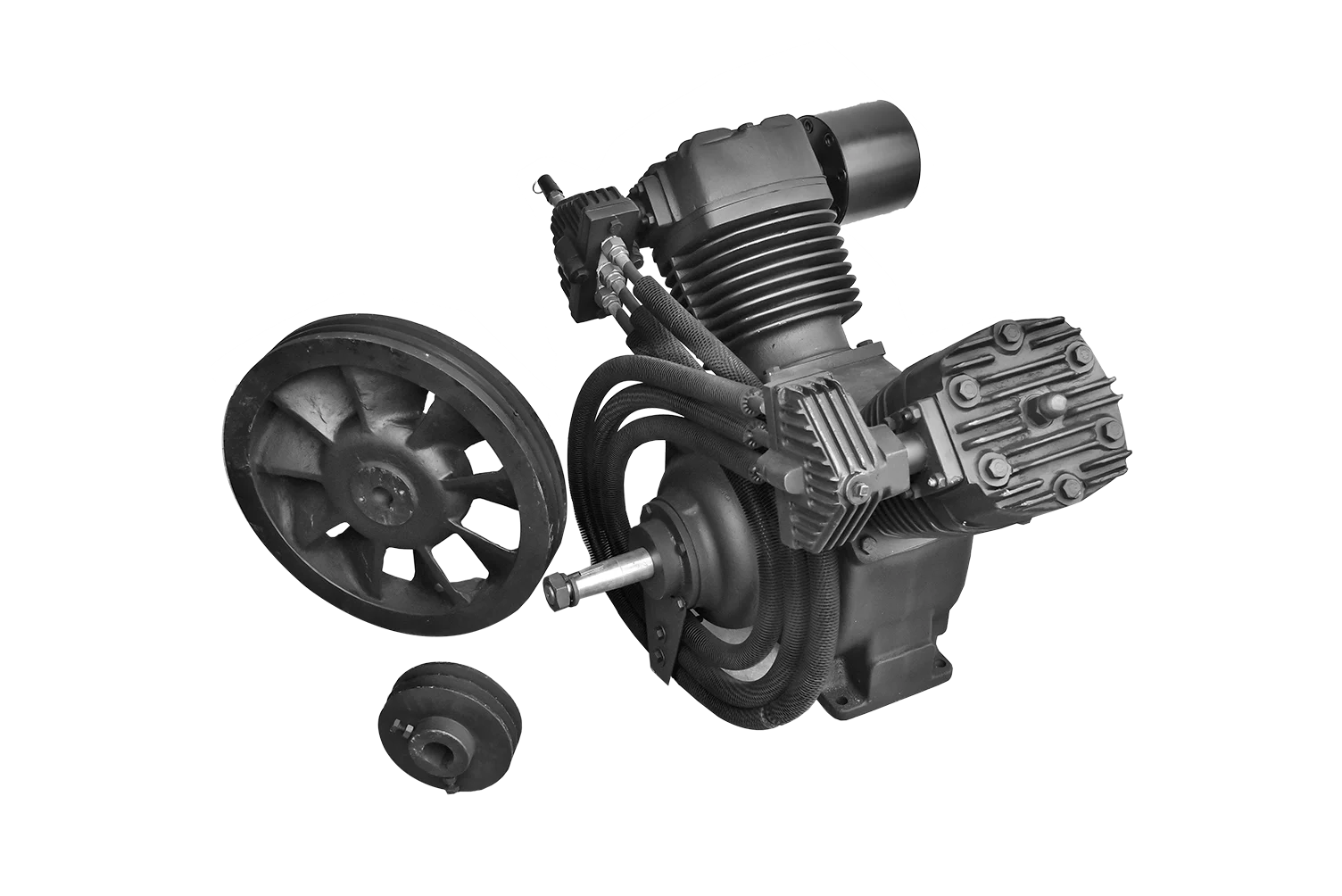 10hp Two Stage Oil Free Bare Compressor Pump