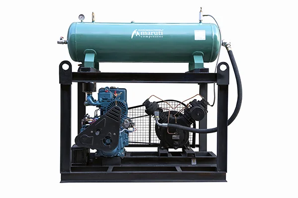 12.5hp Portable Diesel Engine Air Compressor
