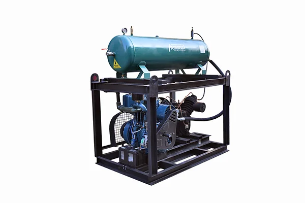 12.5hp Portable Diesel Engine Air Compressor