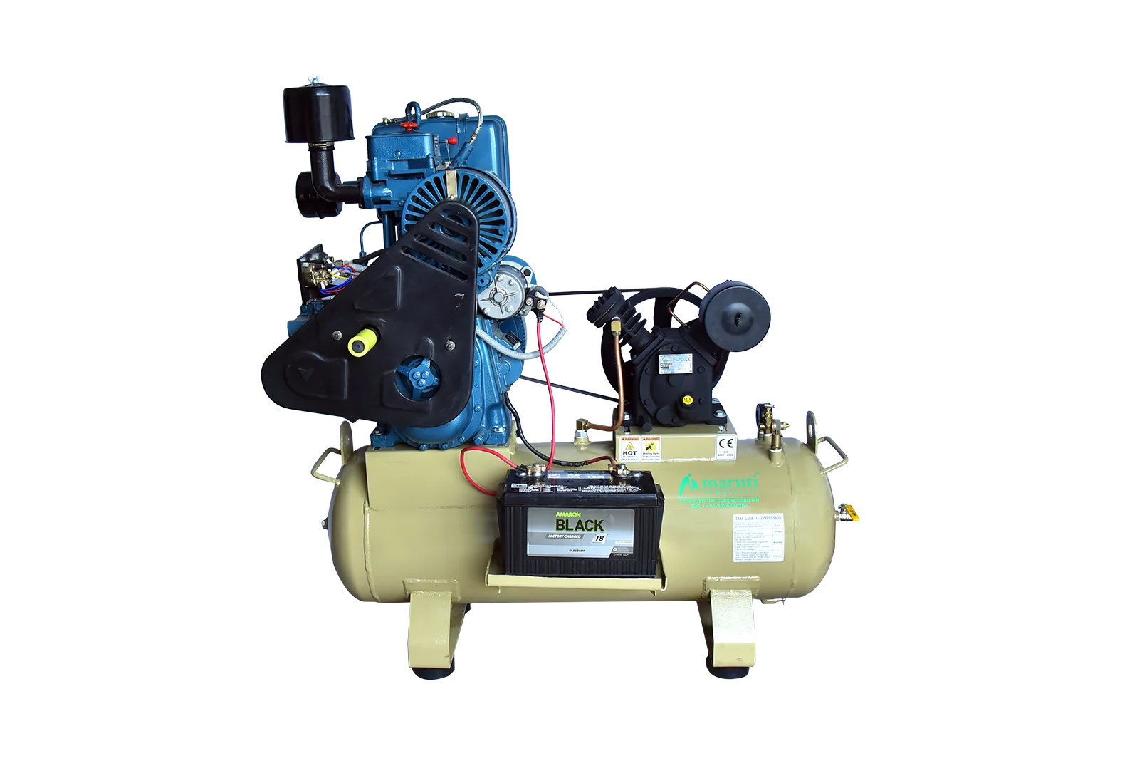 5hp Portable Diesel Engine Air Compressor