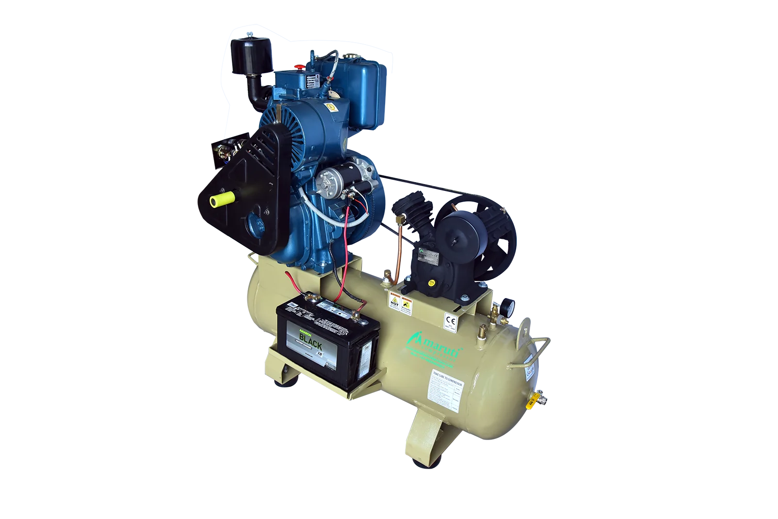 5hp Portable Diesel Engine Air Compressor