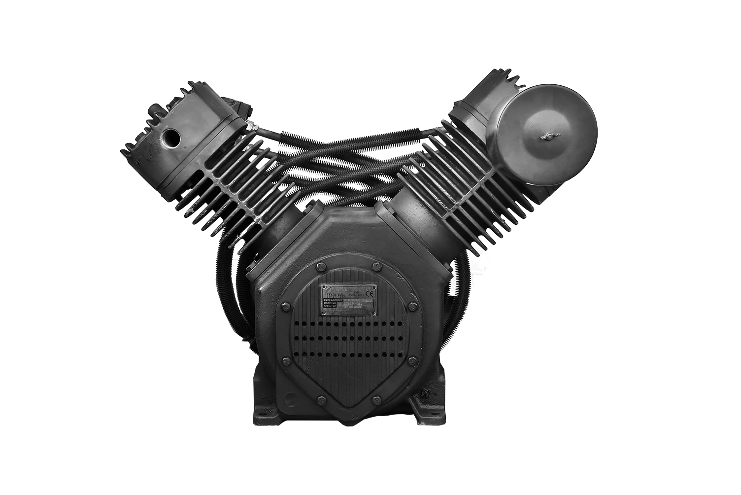 7.5hp Two Stage Oil Free Bare Compressor Pump