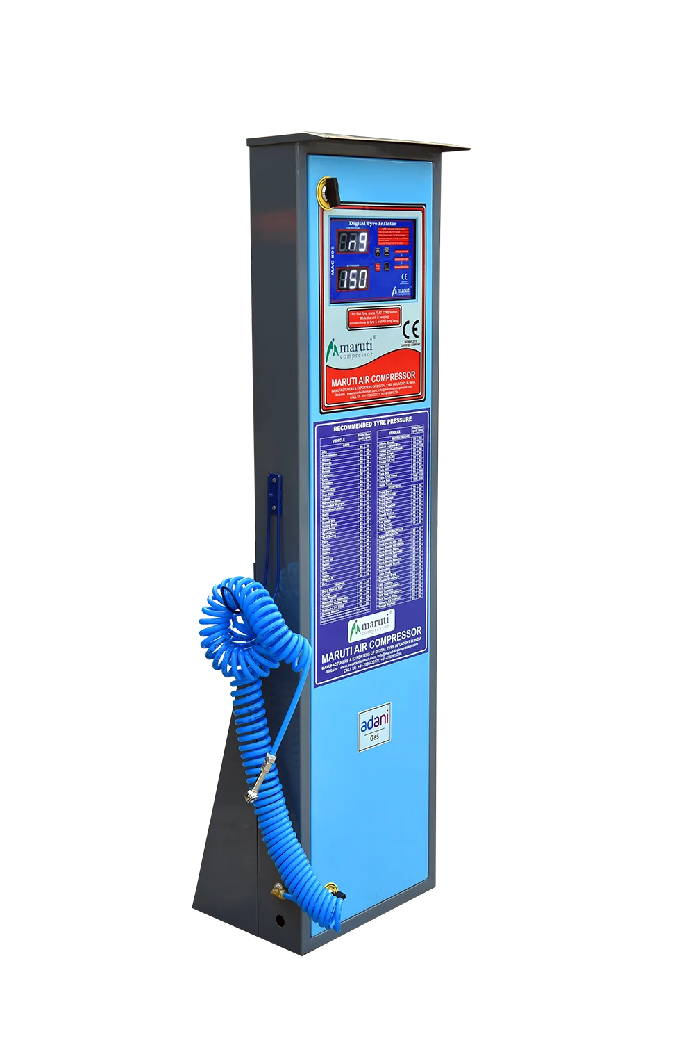 ADANI CNG GAS Tyre Inflator with Air Compressor Combo Pack