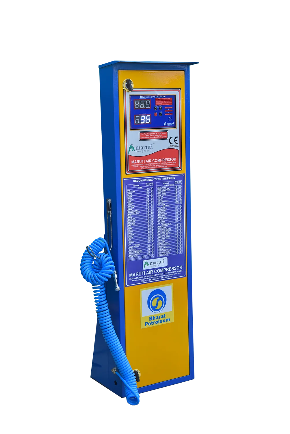 BPCL Digital Tyre Inflators for Petrol Pumps