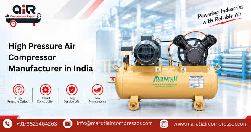 High Pressure Air Compressor Manufacturer In India