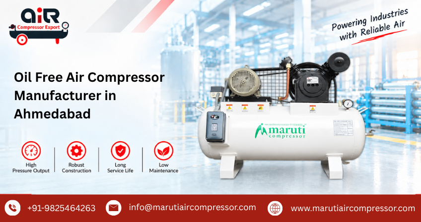 Oil Free Air Compressor Manufacturer In Ahmedabad