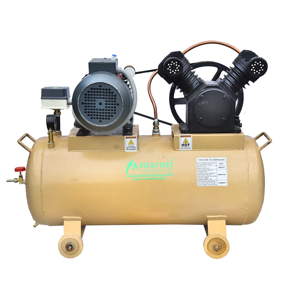 1hp Single Phase 70ltr Double Piston Air Compressor