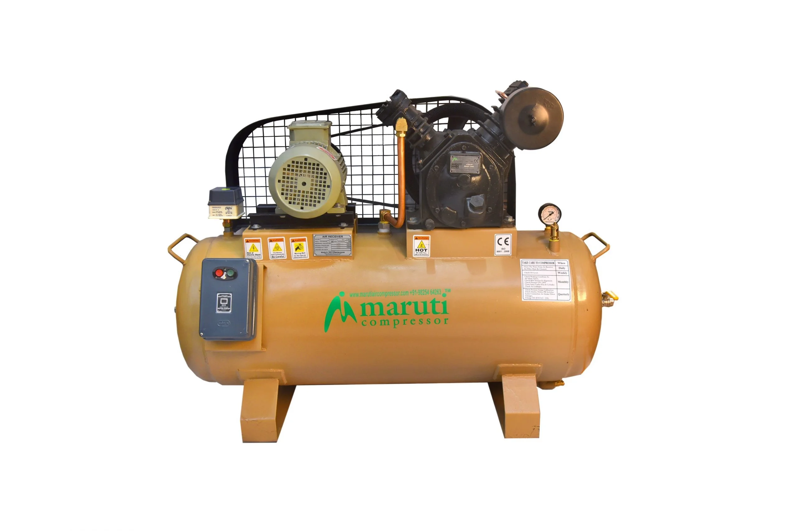 242 IR TYPE 30 5HP WITH 200LTR TANK Two Stage Air Compressor