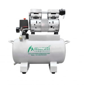OIL FREE DENTAL AIR COMPRESSOR WITH 20LTR AIR TANK