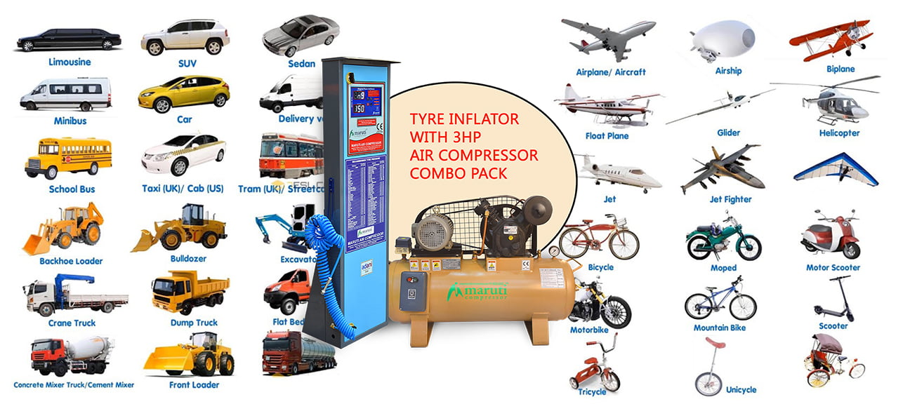 Adani Png Cng Lpg Gas Digital Tire inflator Air Pressure Gauge